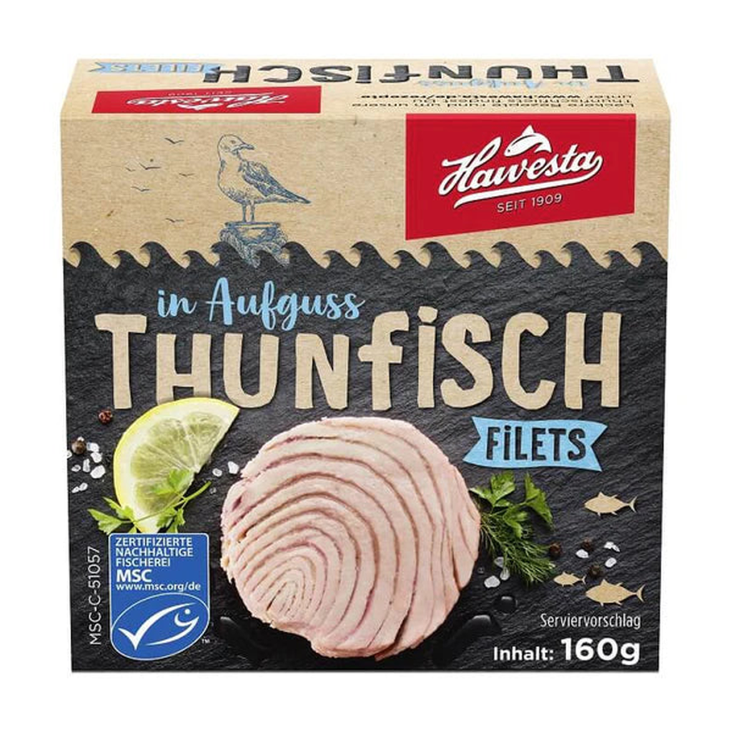 MSC Hawesta Thunfischfilets in Aufguss 160g