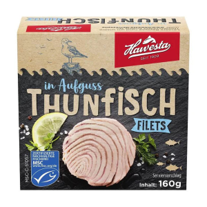MSC Hawesta Thunfischfilets in Aufguss 160g