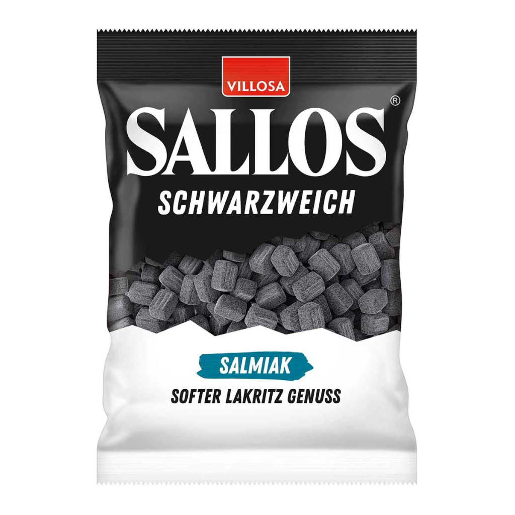 Sallos Schwarzweich Salmiak 200g