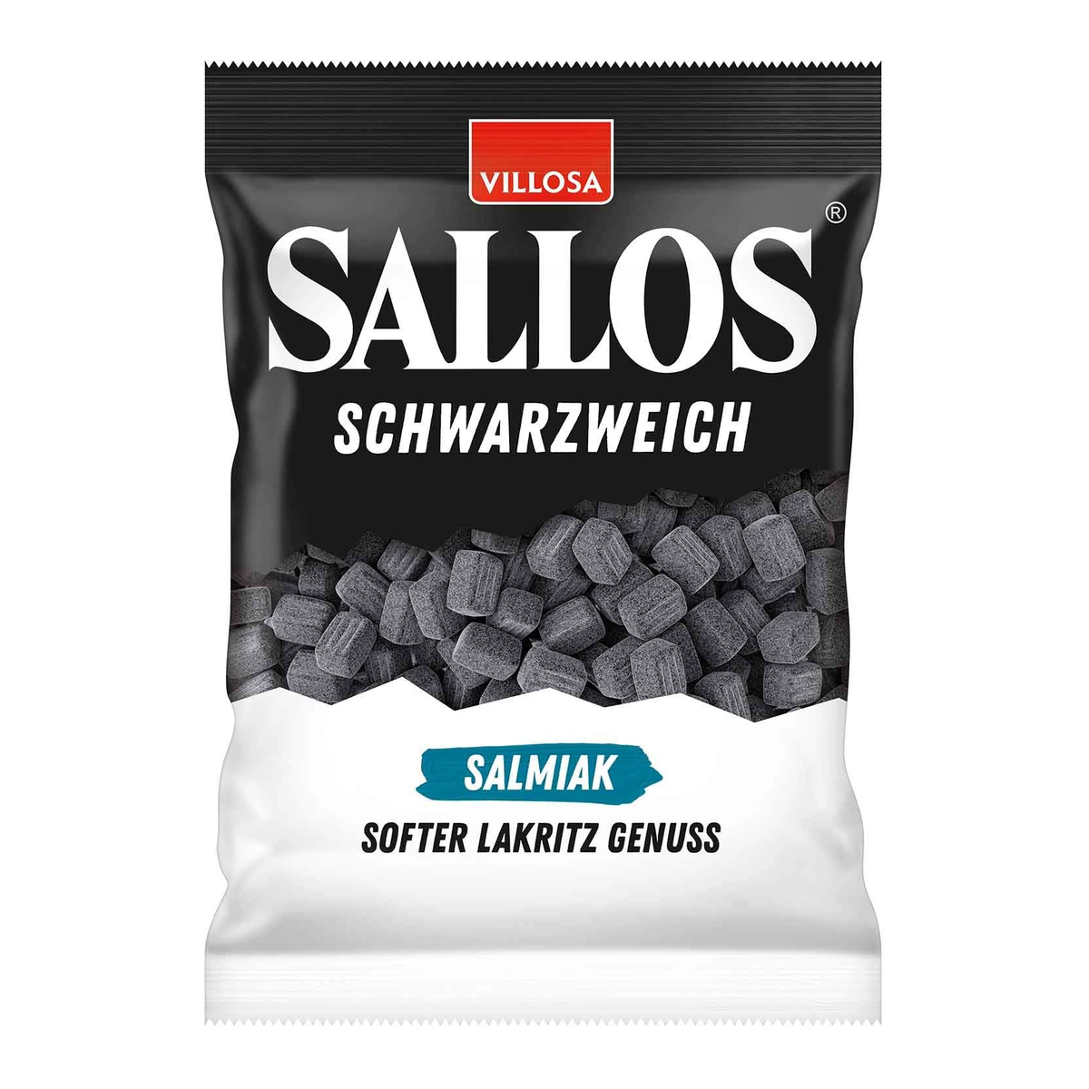 Sallos Schwarzweich Salmiak 200g