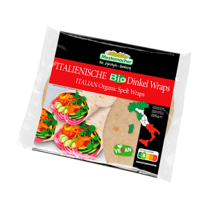 Bio Mestemacher Italienische Dinkel Wraps 225g
