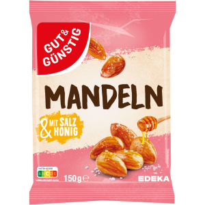 GUT&GÜNSTIG Mandeln Honig&Salz geröstet 150g