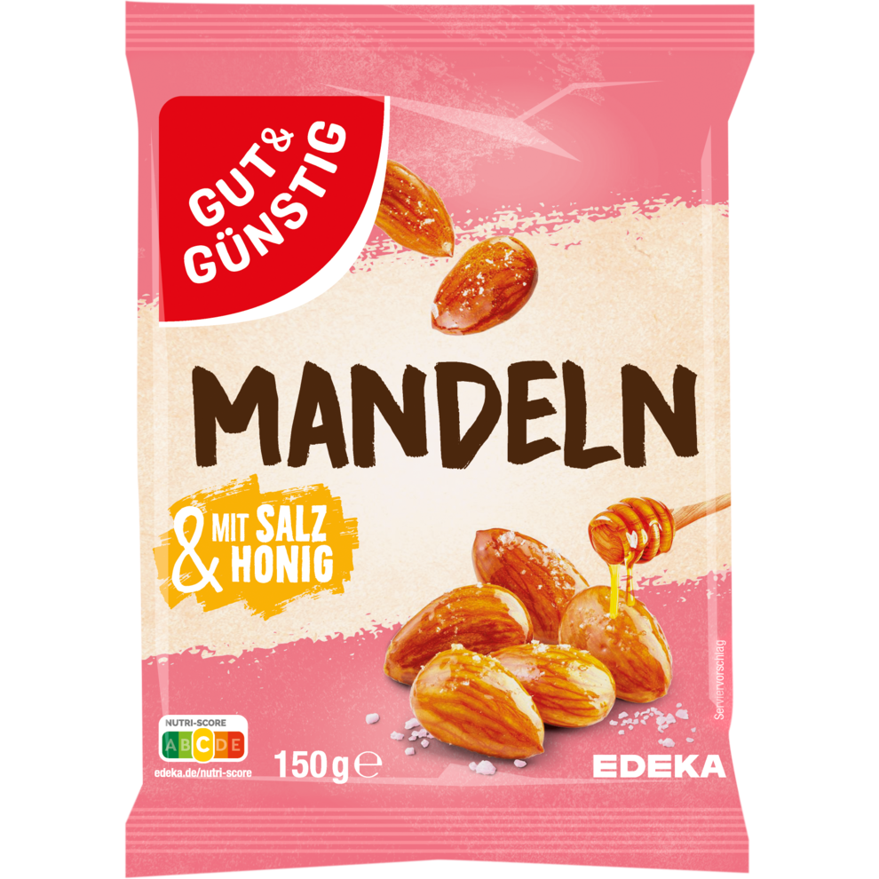 GUT&GÜNSTIG Mandeln Honig&Salz geröstet 150g