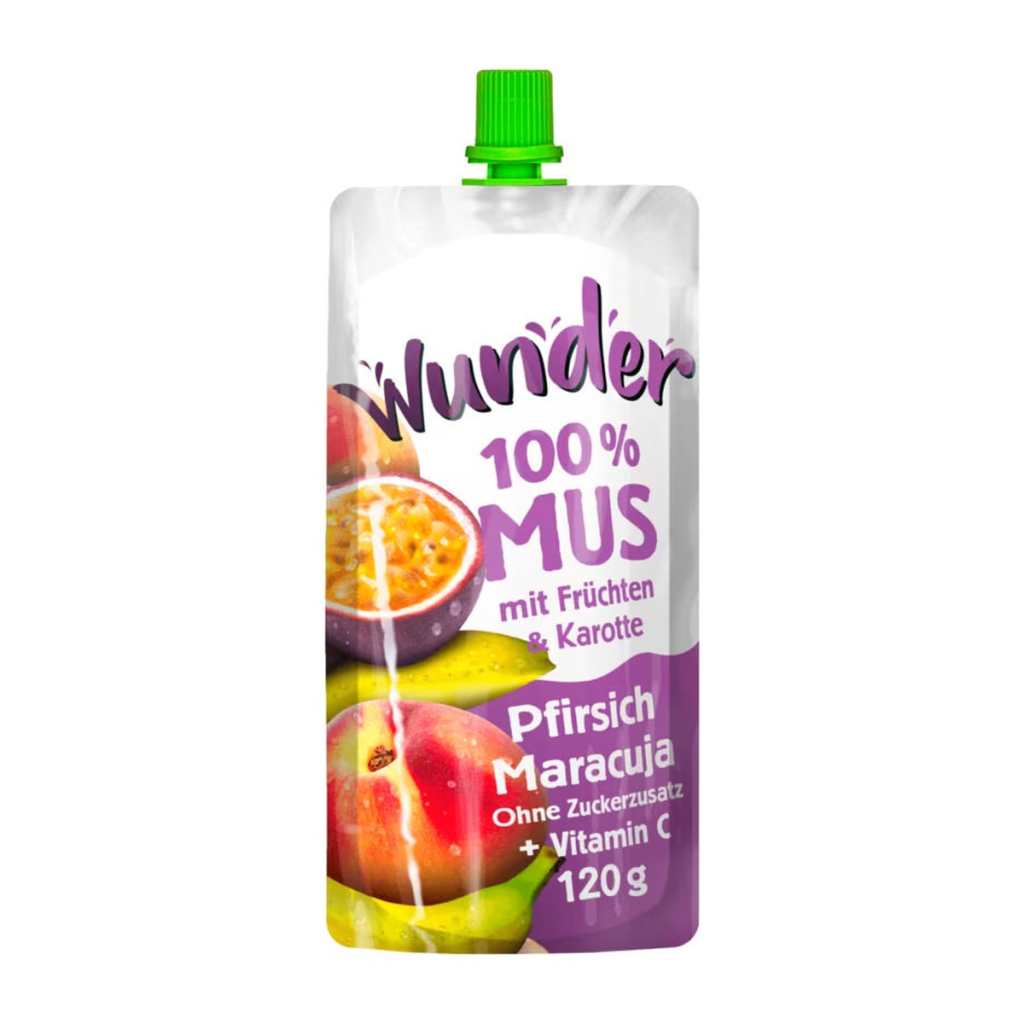 Wunder Mus Pfirsich-Maracuja 120g
