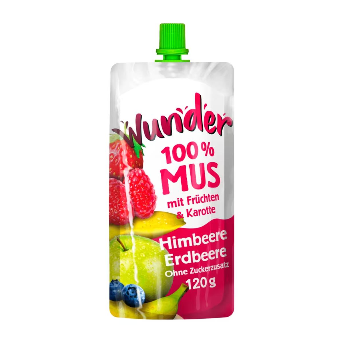 Wunder Mus Erdbeere-Himbeere-Blaubeere 120g