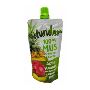 Wunder Mus Apfel-Ananas 120g