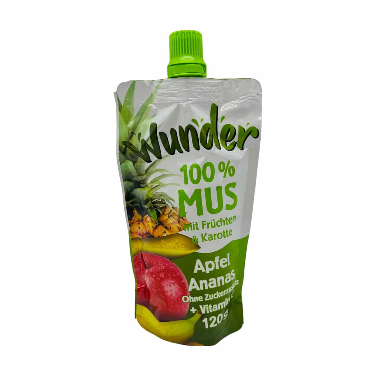 Wunder Mus Apfel-Ananas 120g