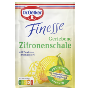 Dr.Oetker Finesse Geriebene Zitronenschale 3x6g