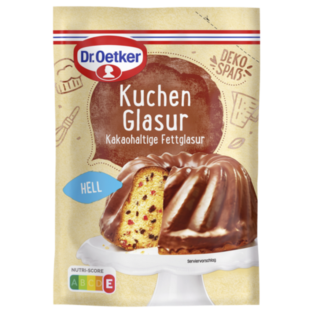 Dr.Oetker Kuchenglasur Hell 150g