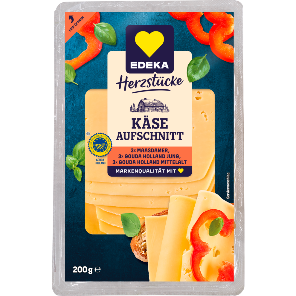 EDEKA Herzstücke Käseaufschnitt 200g
