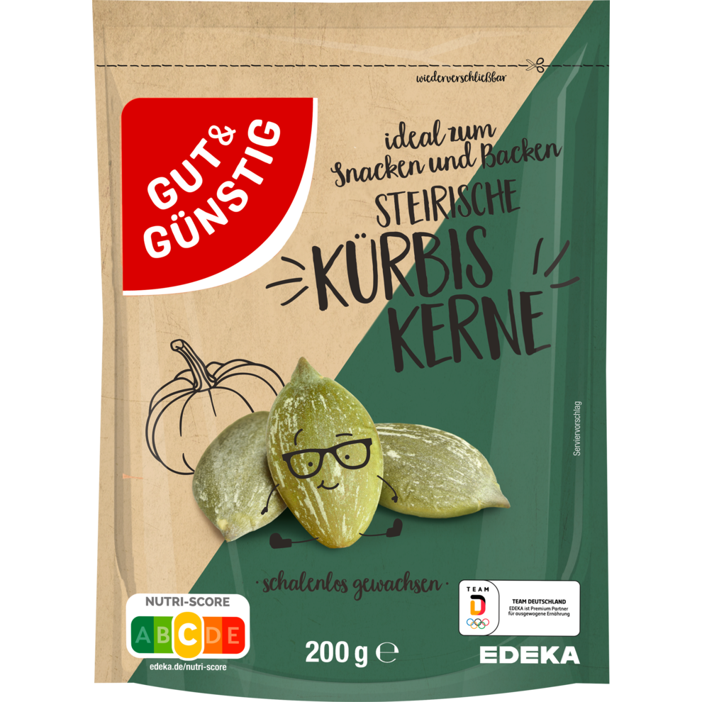 GUT&GÜNSTIG Kürbiskerne 200g