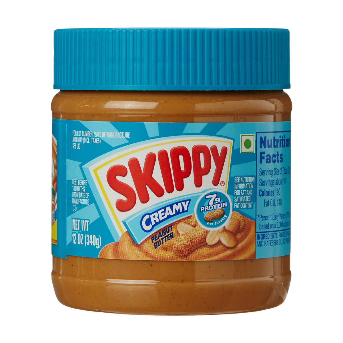 SKIPPY Creamy Peanut Butter 340g