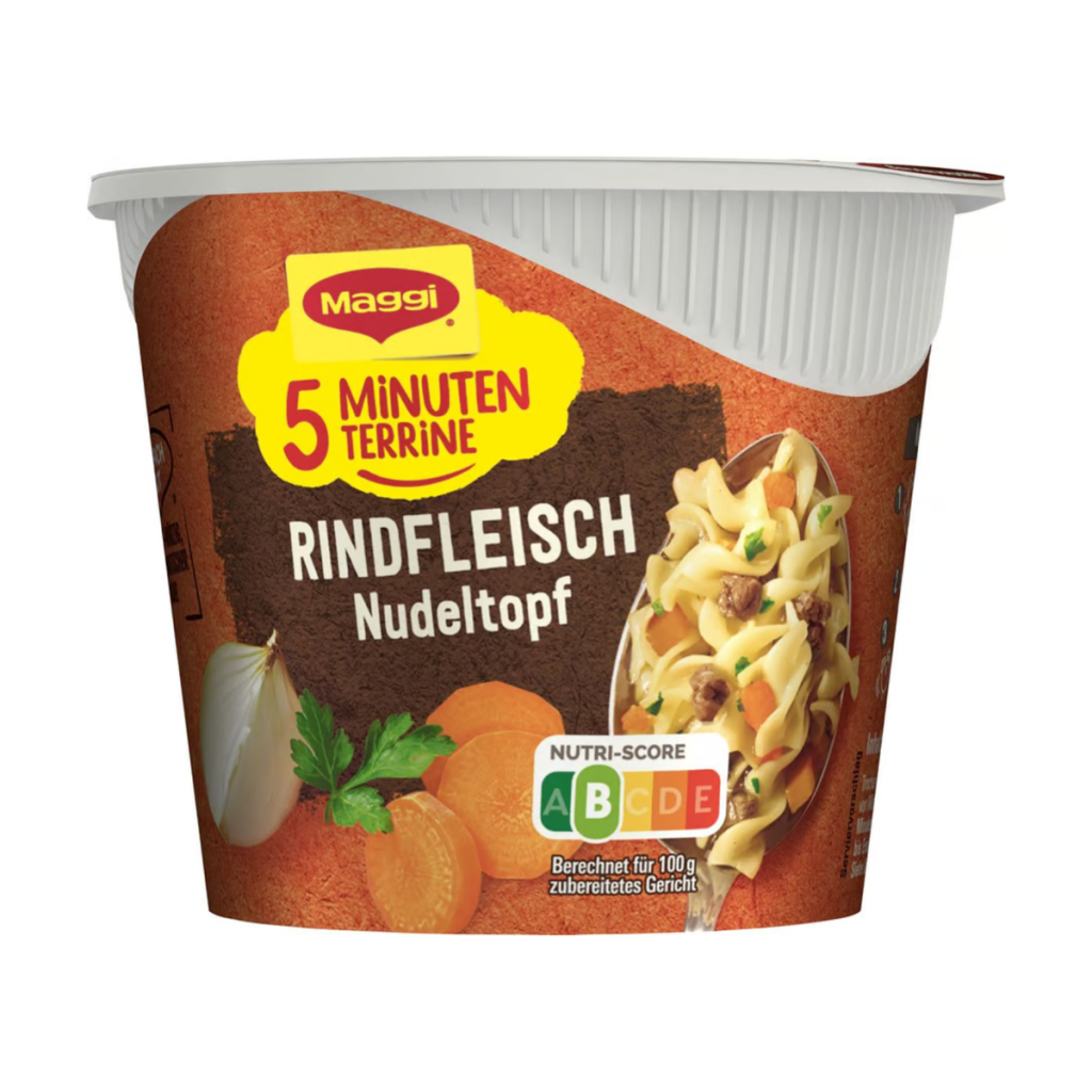 Maggi 5 Minuten Terrine Rindfleisch Nudeltopf 42g