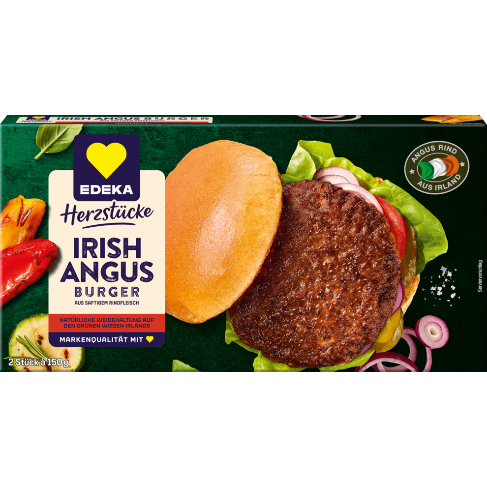EDEKA Herzstücke Irish Angus Burger 300g