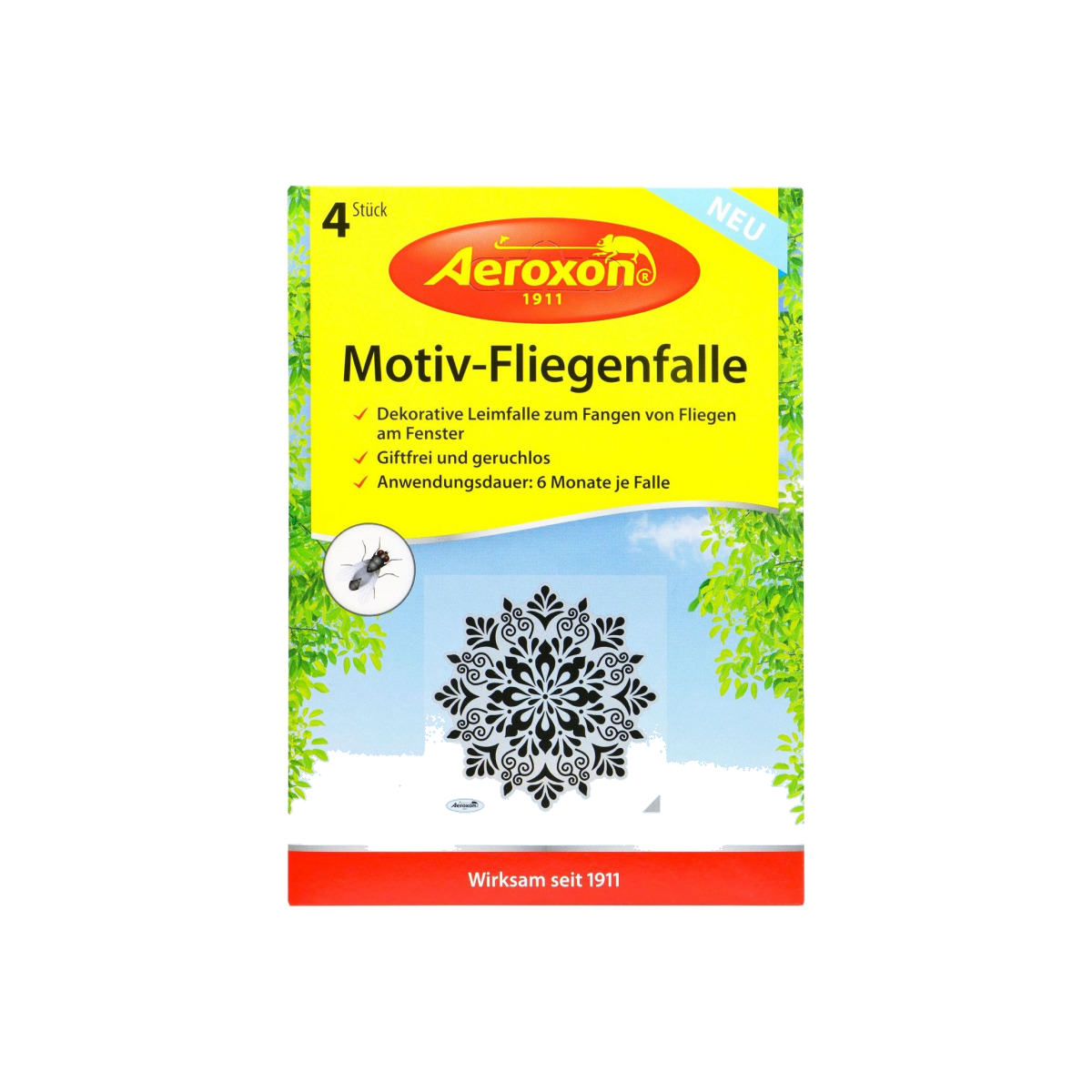 Aeroxon Motiv-Fliegenfalle 4ST