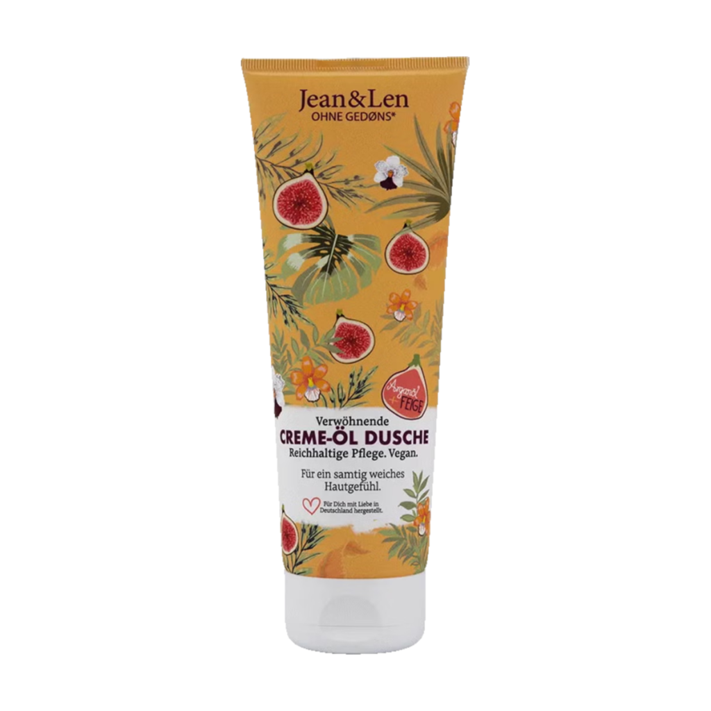 Jean&Len Verwöhnende Creme-Öl Dusche Arganöl/Feige 250ml