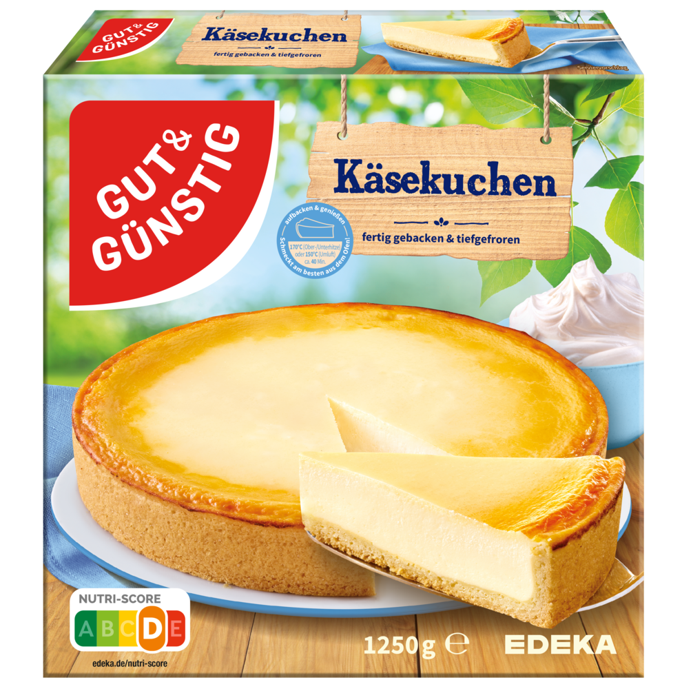 GUT&GÜNSTIG Käsekuchen 1250g