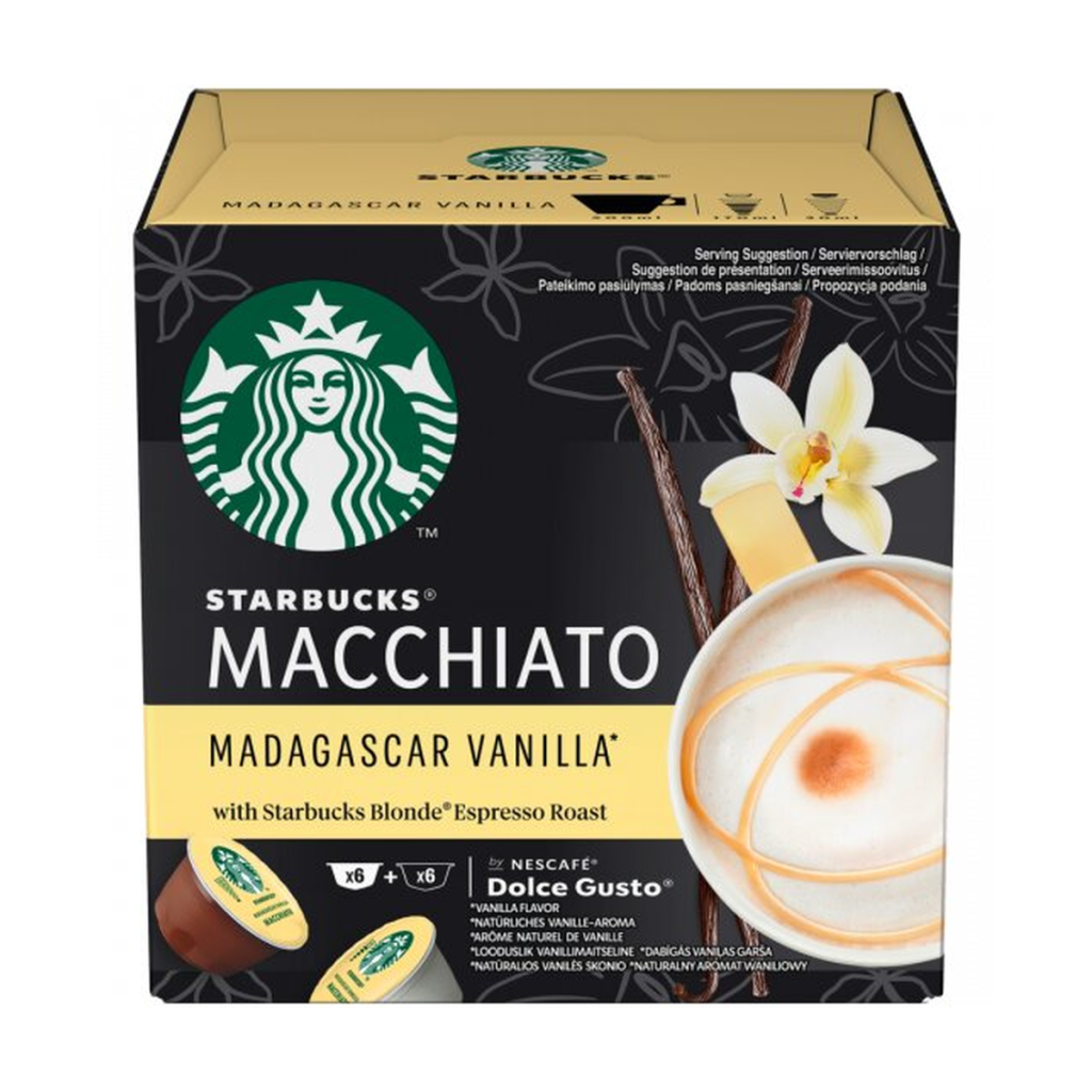 Starbucks Ваниль макиато дольче Gusto 6+6ST 132g