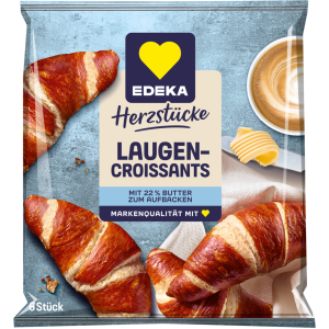 EDEKA Herzstücke Laugenbuttercroissant 360g