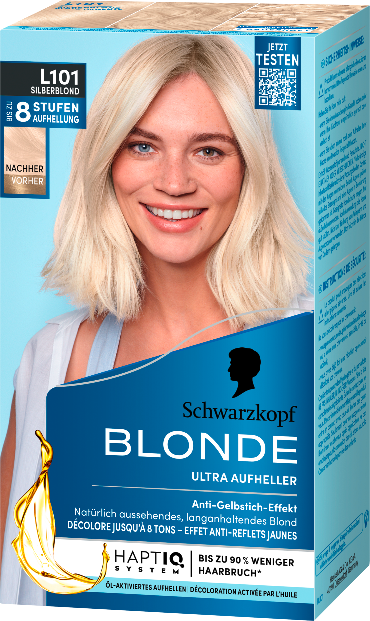 Blonde Ultra Aufheller L101 silberblond Stufe 3