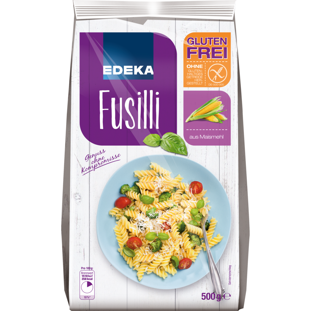 EDEKA Фузилли без глютена 500g