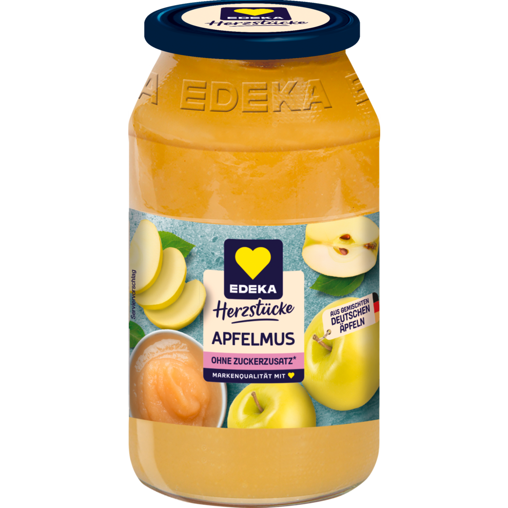 EDEKA Herzstücke Apfelmus ohne Zuckerzusatz 710g