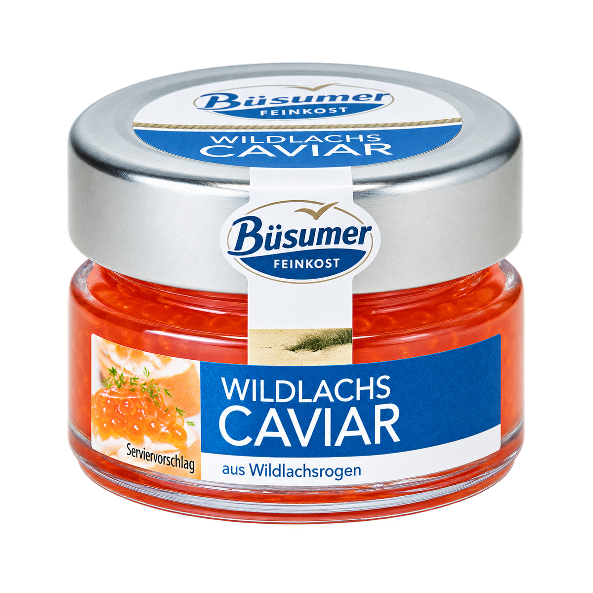 Büsumer Feinkost Wildlachs Caviar 50g
