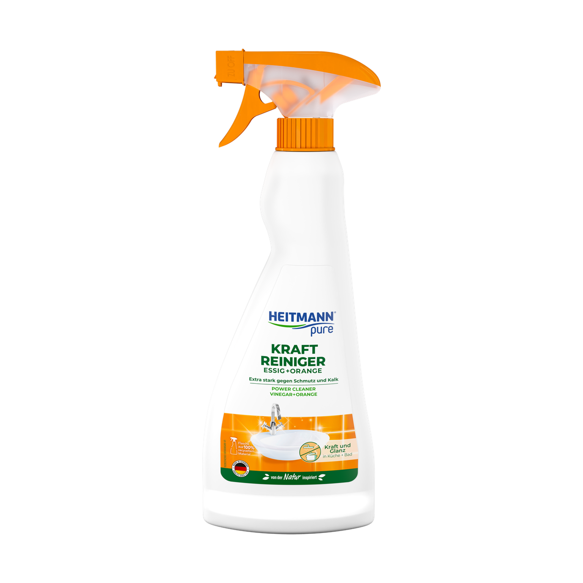 HEITMANN PURE Essig Kraftreiniger Orange 500ml