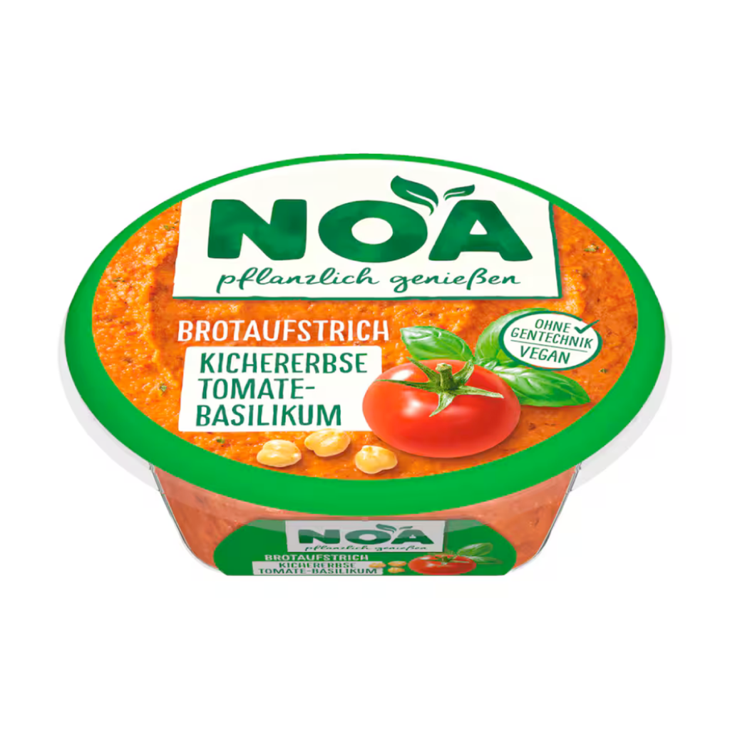 NOA Brotaufstrich Kichererbse Tomate-Basilikum 175g