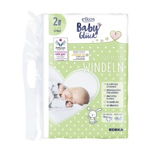 EDEKA elkos Baby Glück Windeln Gr.2 Mini 42ST