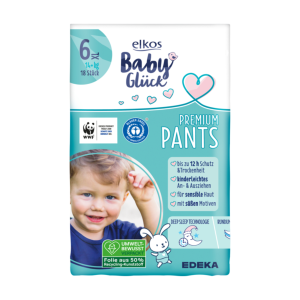 EDEKA elkos Baby Glück Pants Gr.6 XL 18ST
