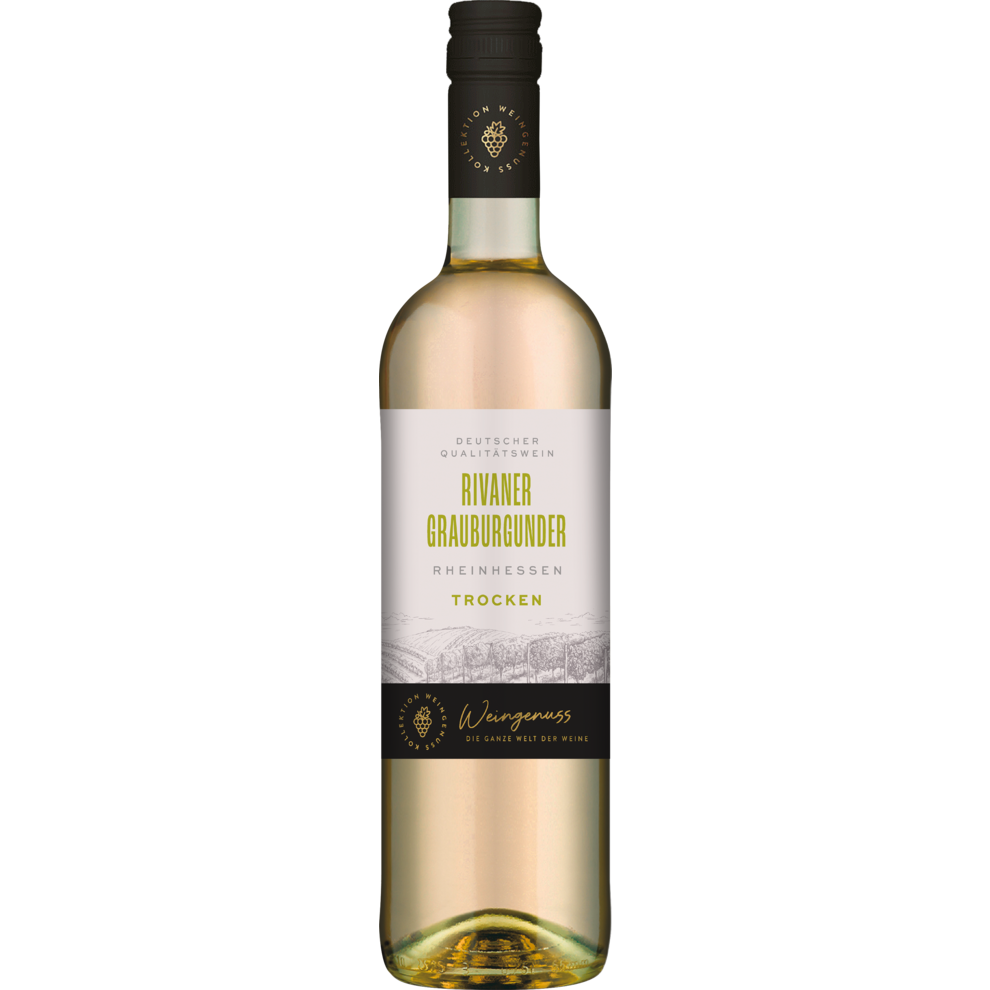 Wein-Genuss Rivaner Grauburgunder RHH trocken QbA 0,75l