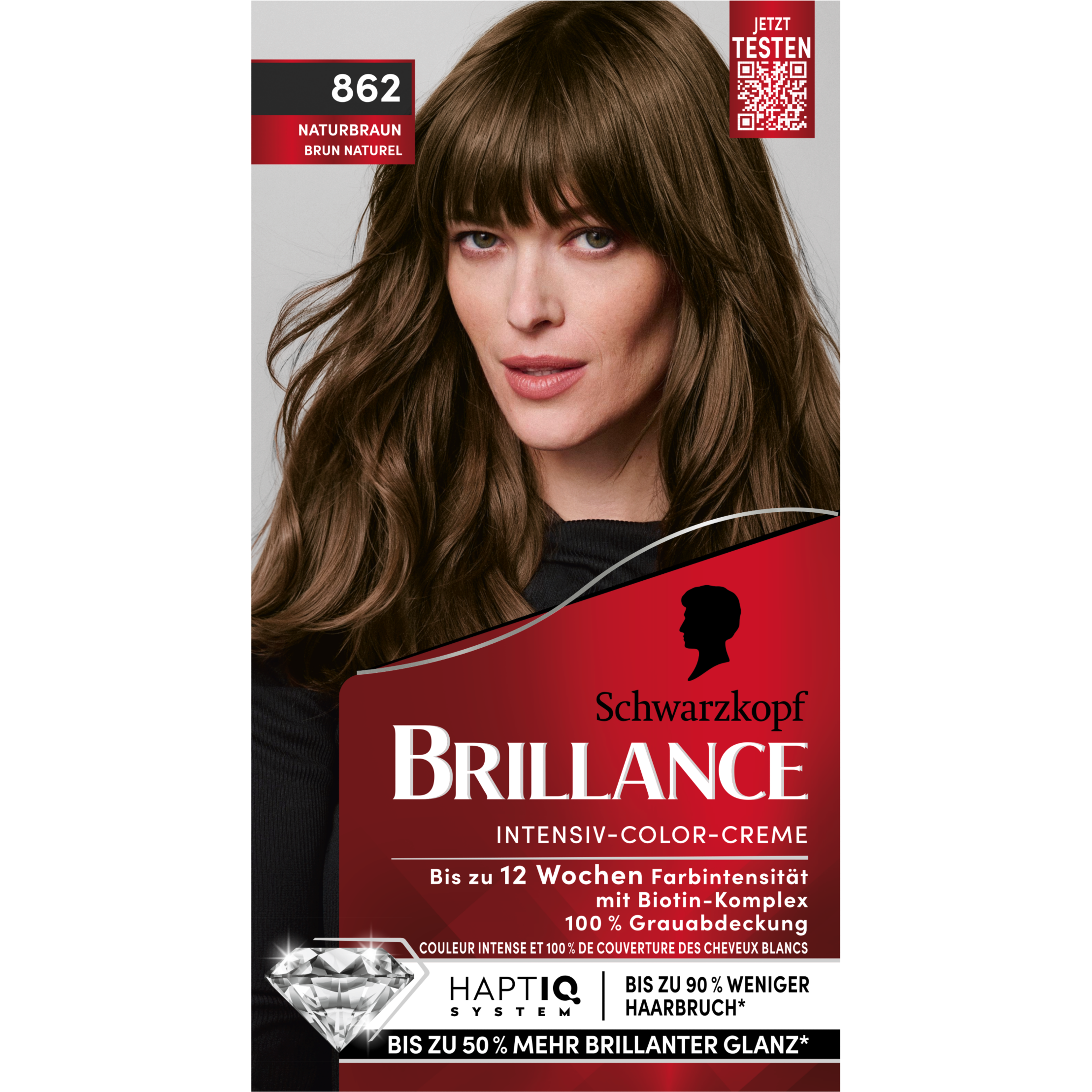 Brillance Intensiv-Color-Creme 862 naturbraun
