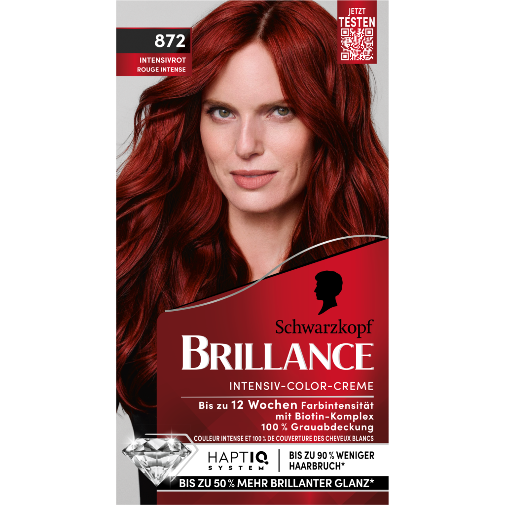 Brillance Intensiv-Color-Creme 872 intensivrot