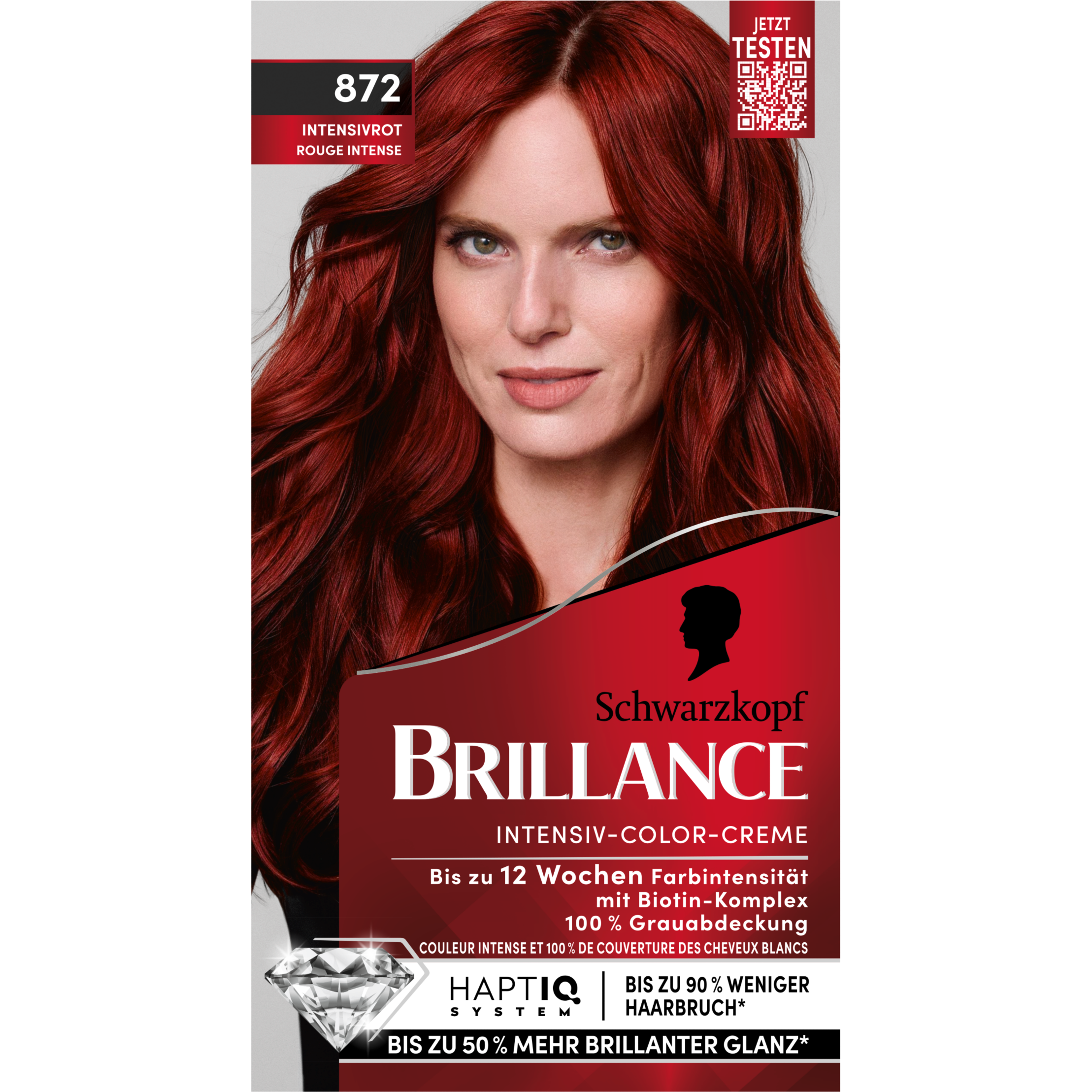 Brillance Intensiv-Color-Creme 872 intensivrot