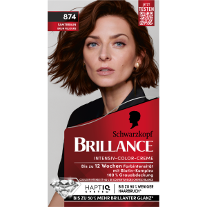 Brillance Intensiv-Color-Creme 874 samtbraun