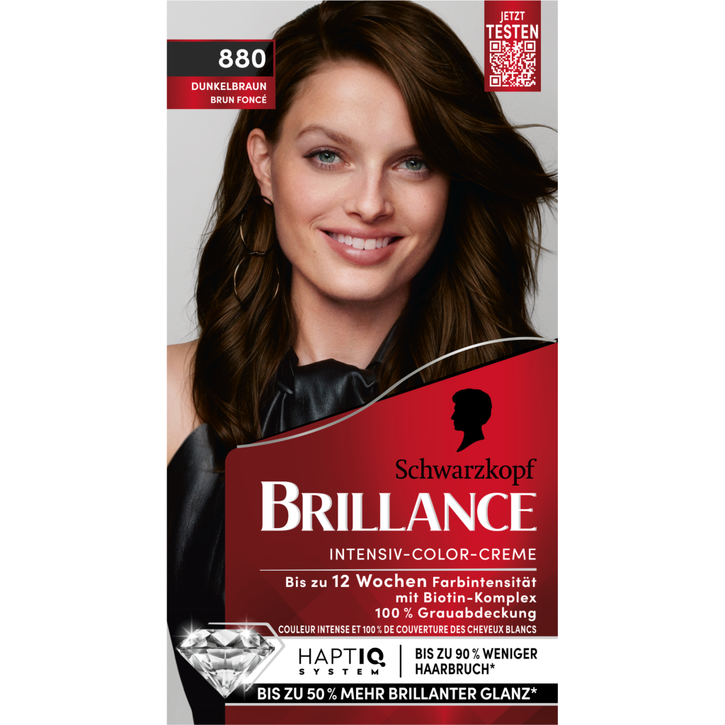 Brillance Intensiv-Color-Creme 880 dunkelbraun
