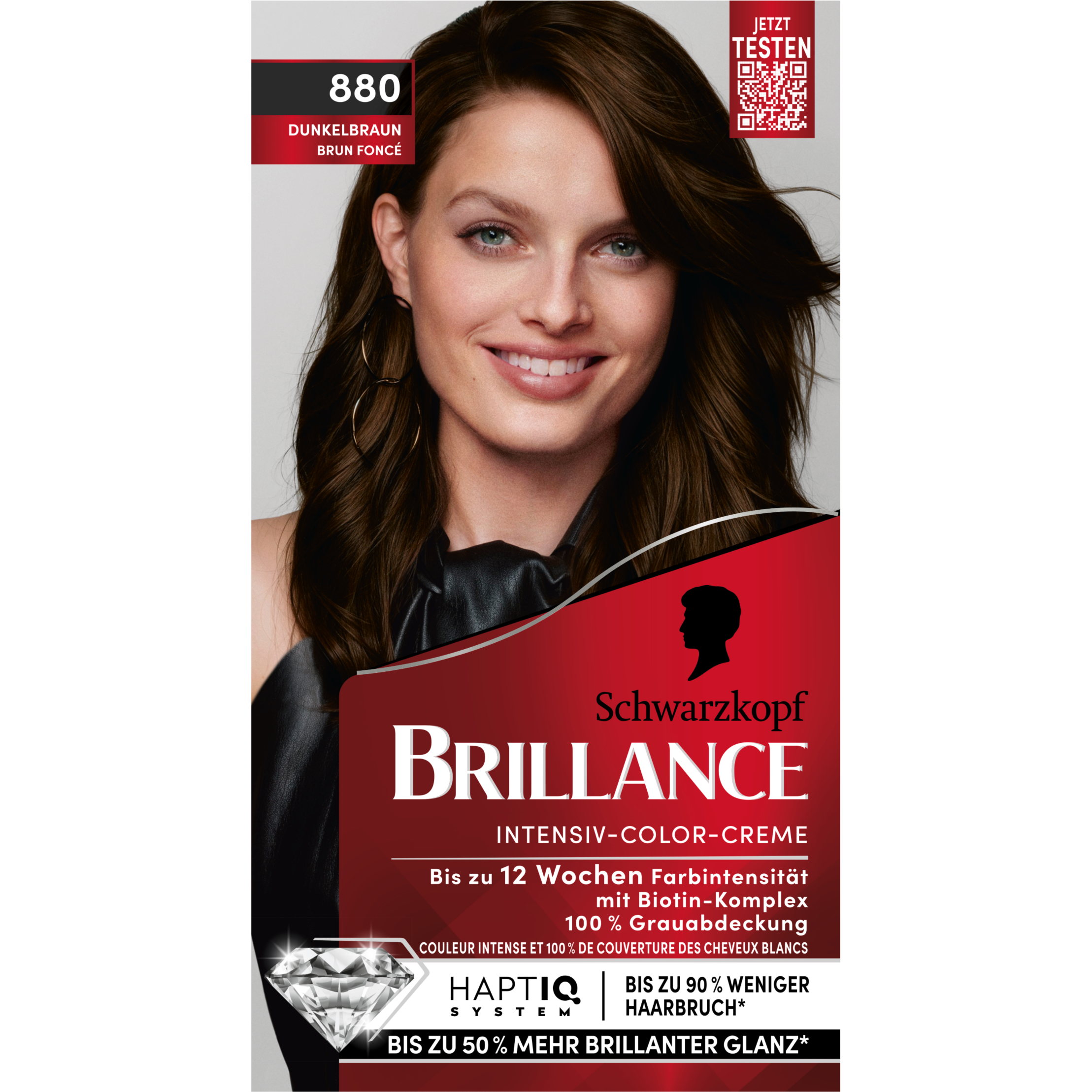 Brillance Intensiv-Color-Creme 880 dunkelbraun
