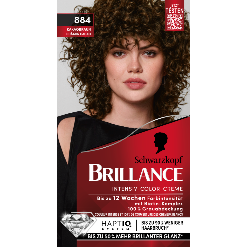 Brillance Intensiv-Color-Creme 884 kakaobraun