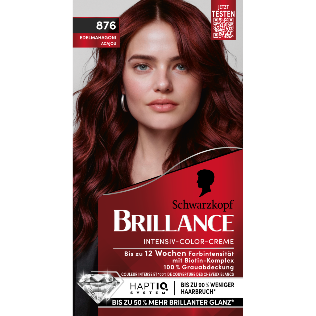 Brillance Intensiv-Color-Creme 876 edel-mahagoni