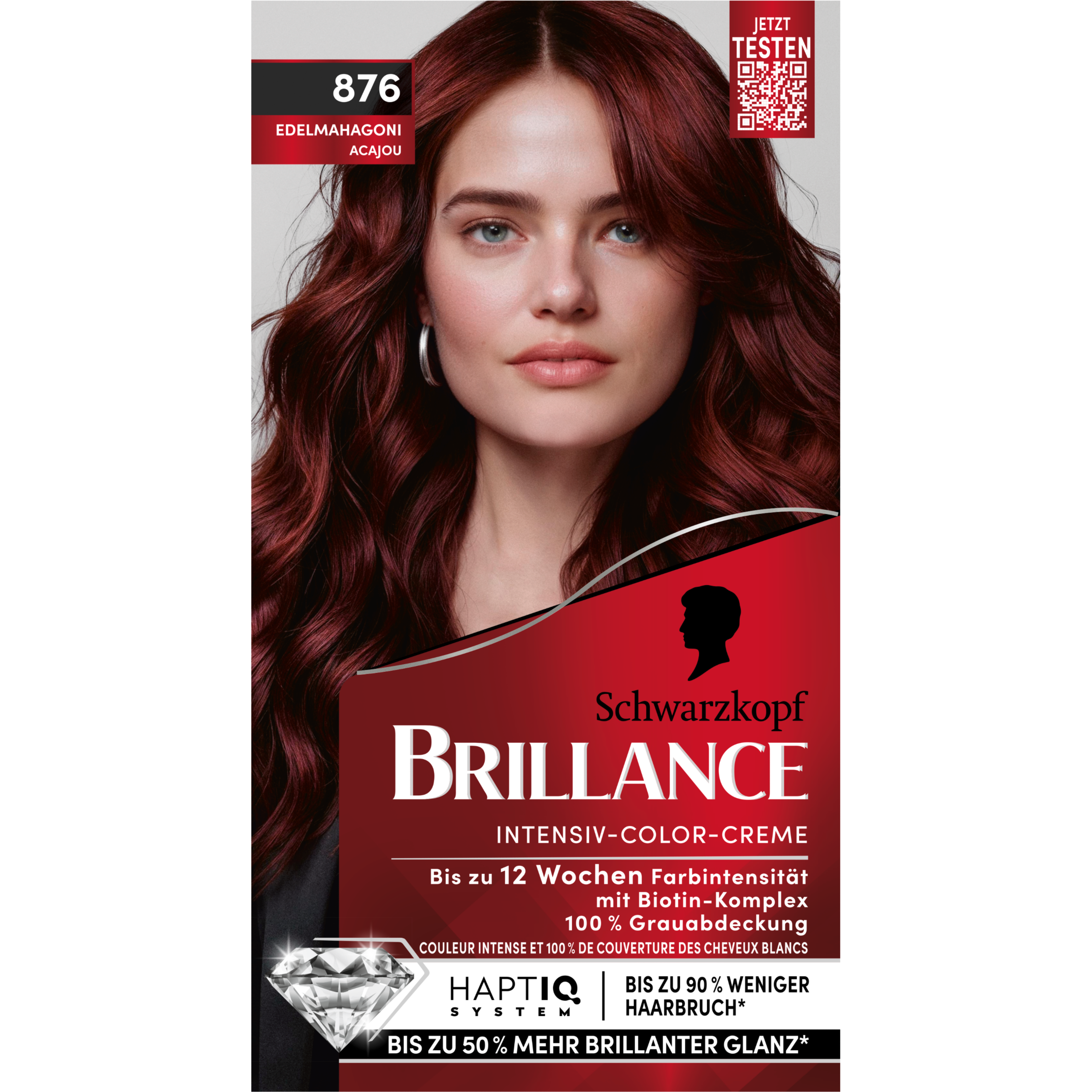 Brillance Intensiv-Color-Creme 876 edel-mahagoni