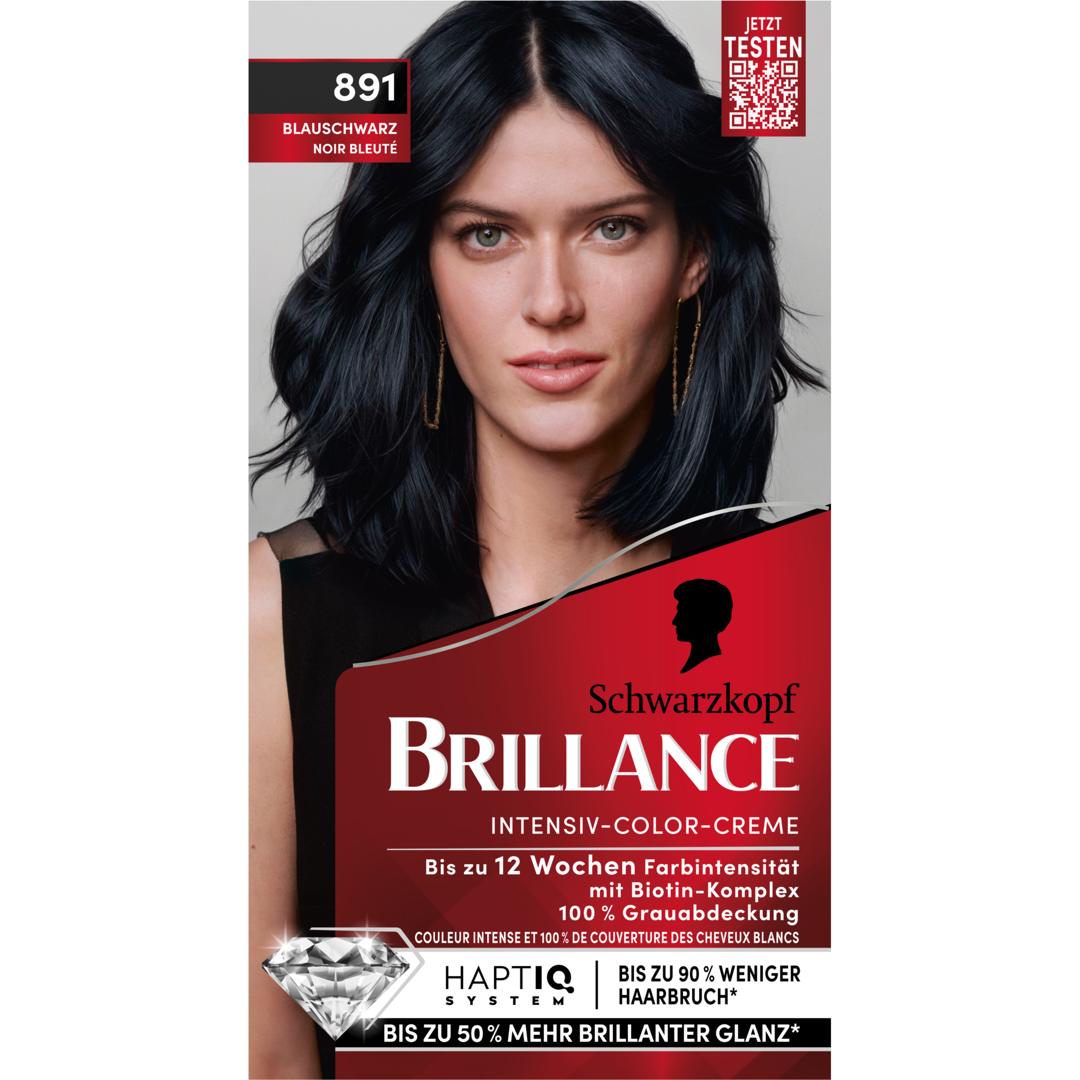 Brillance Intensiv-Color-Creme 891 blauschwarz