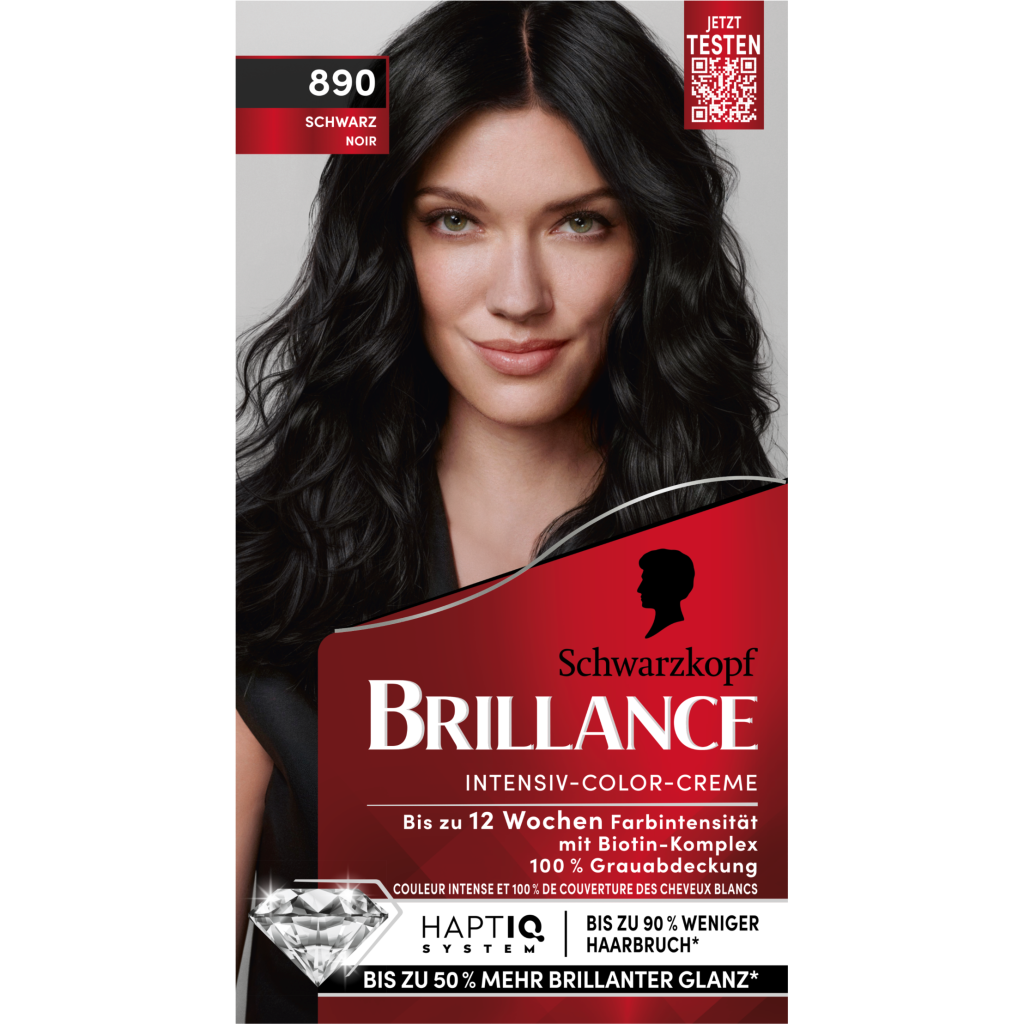 Brillance Интенсивный крем-краска 890 чёрный