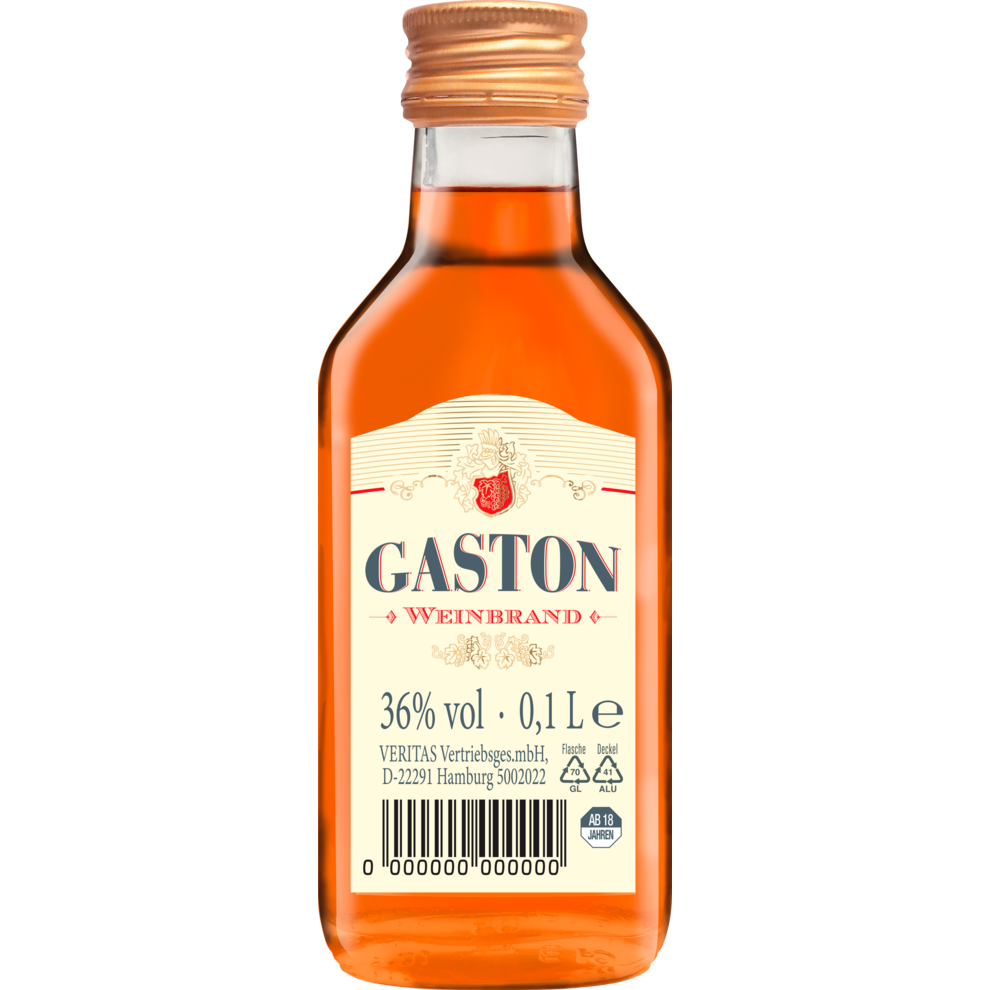 GASTON Weinbrand 36% 0,1l