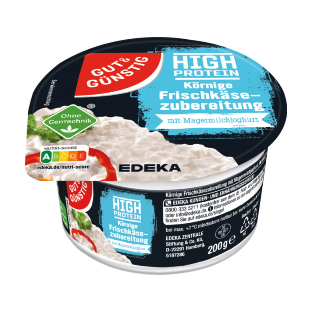 GUT&GÜNSTIG Körniger Frischkäse leicht 200g VLOG