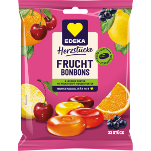 EDEKA Herzstücke Fruchtbonbons Mischung 200g