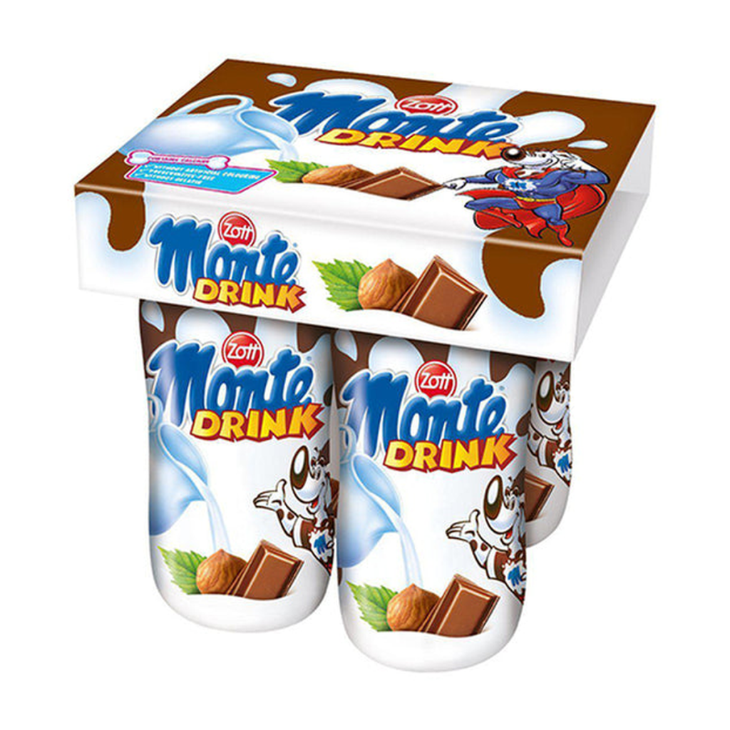 Zott Monte Drink Schoko 4x95ml