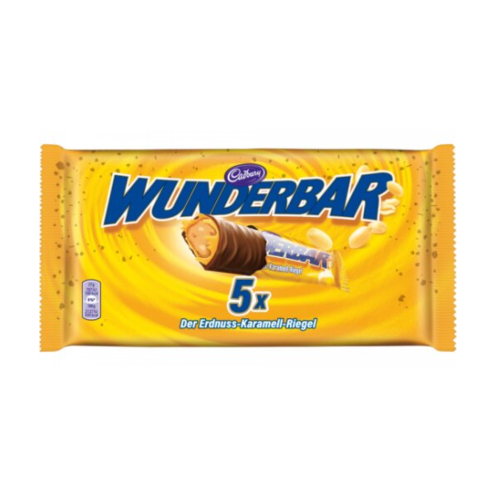 Cadbury Wunderbar Peanut 5x37g