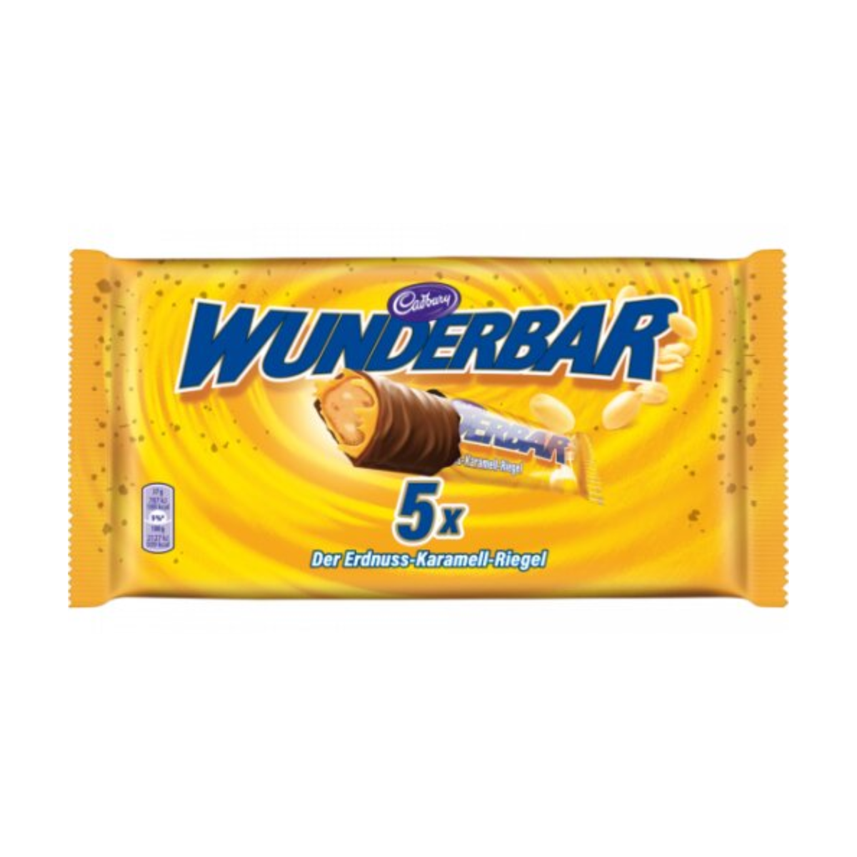 Cadbury Wunderbar Peanut 5x37g
