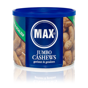 Max Jumbo Cashews geröstet&gesalzen 225g
